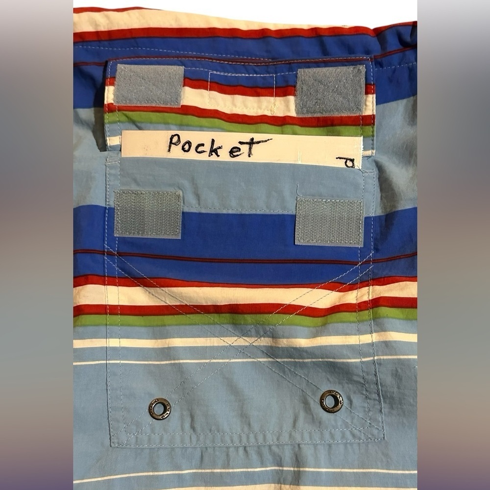 Polo by Ralph Lauren Multicolor Striped swimming trunks, size L. - Picture 6 of 14